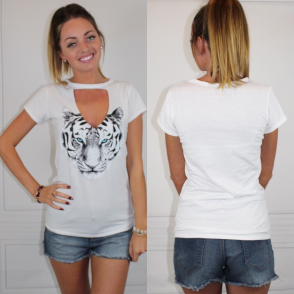 Tiger Cut Out Tee